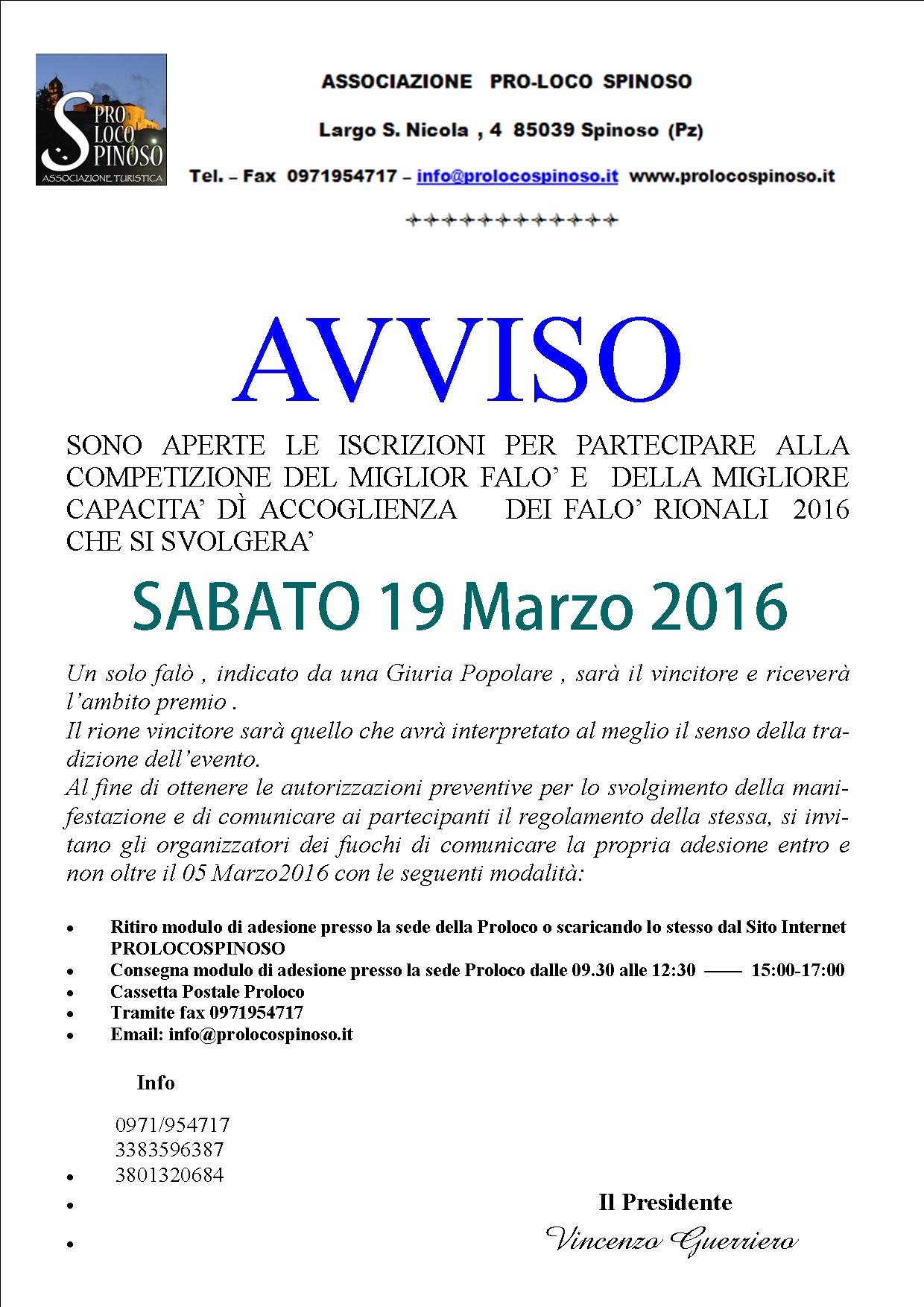 AVVISO