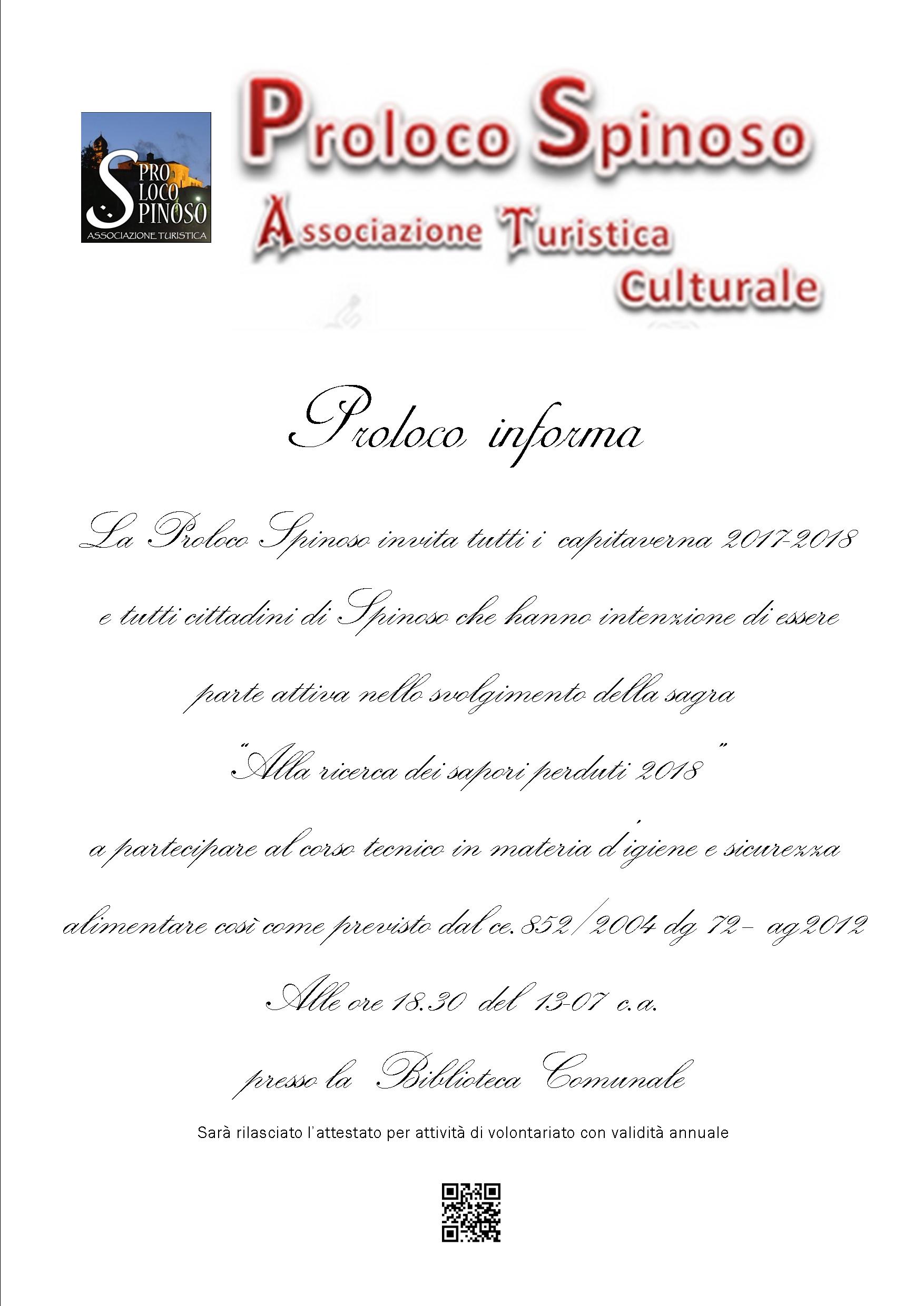 corso alimentare