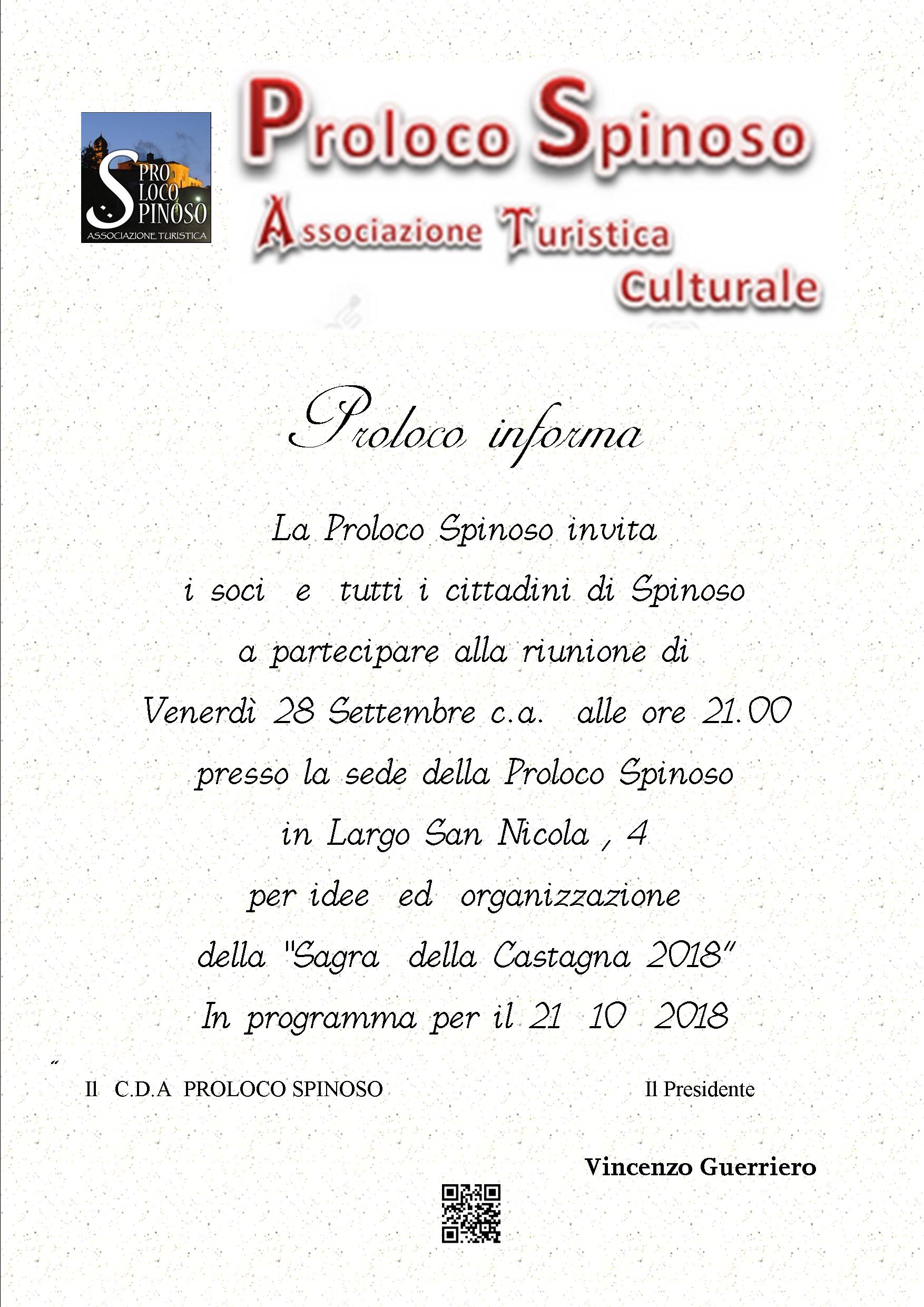 INVITO SETTEMBRE SAGRA DELLA CASTAGNA